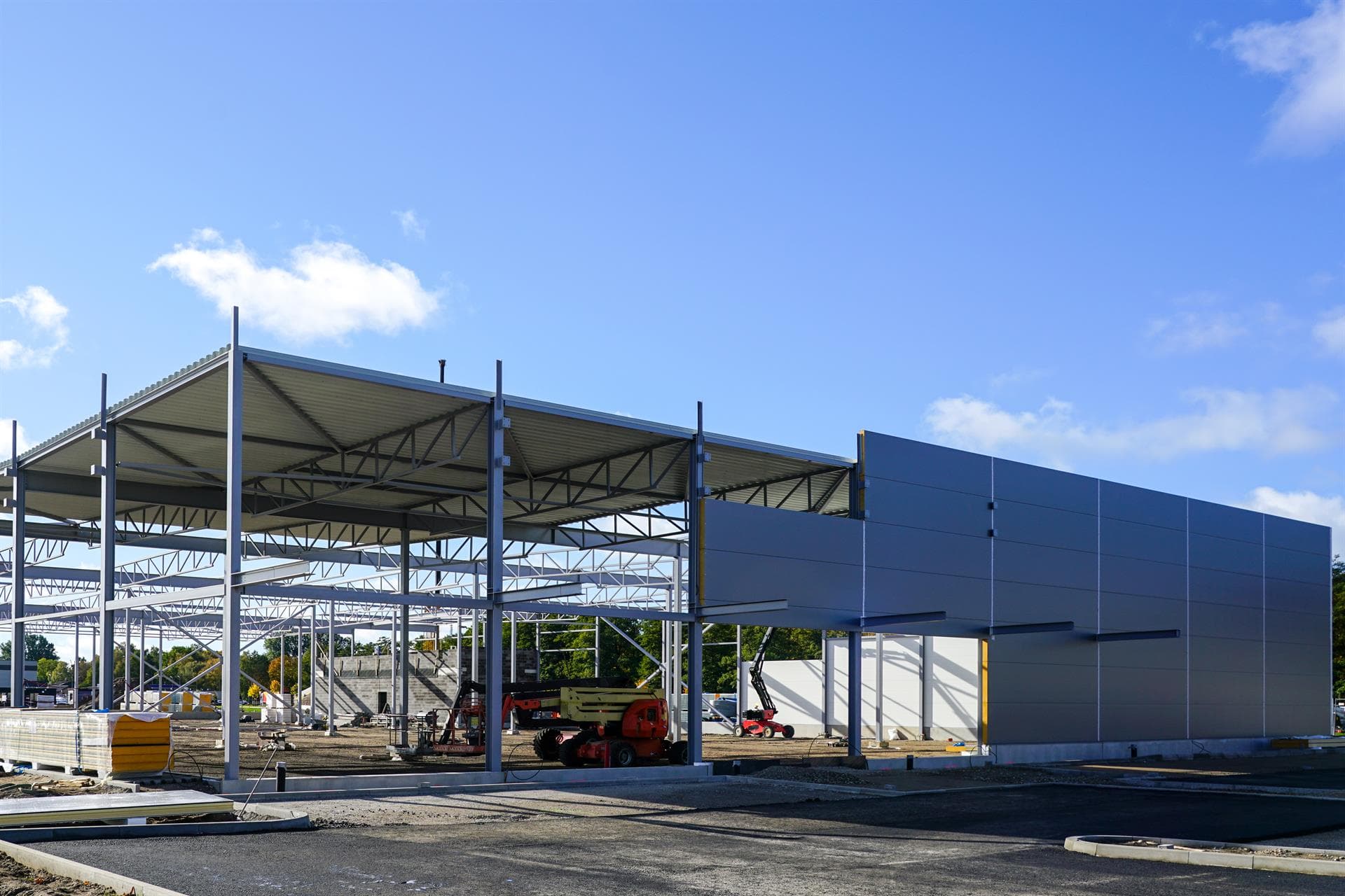 Instalación de panel sándwich en A Coruña