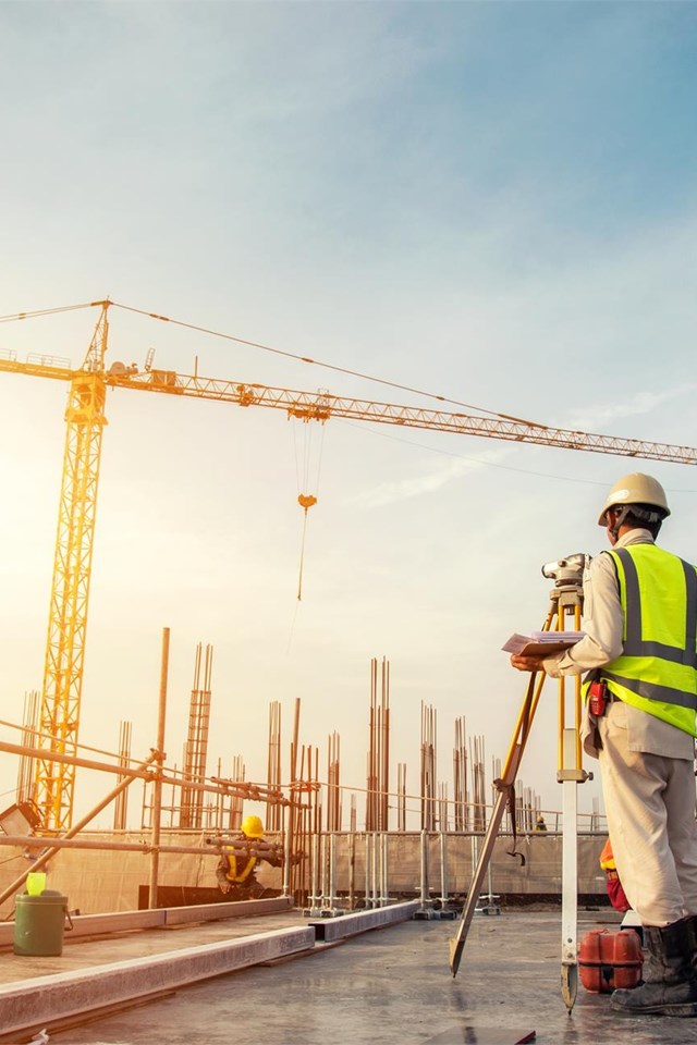 Trabajos de construcción en Santiago